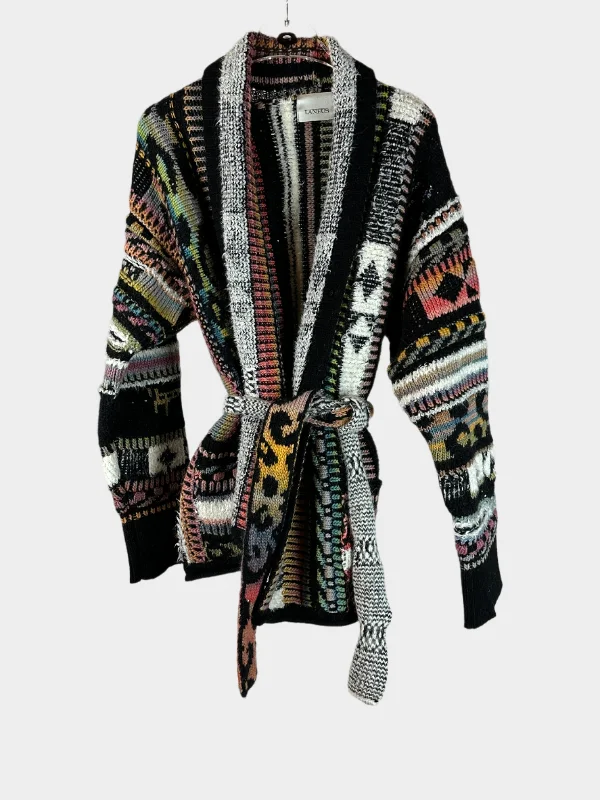 Jacquard Cardigan