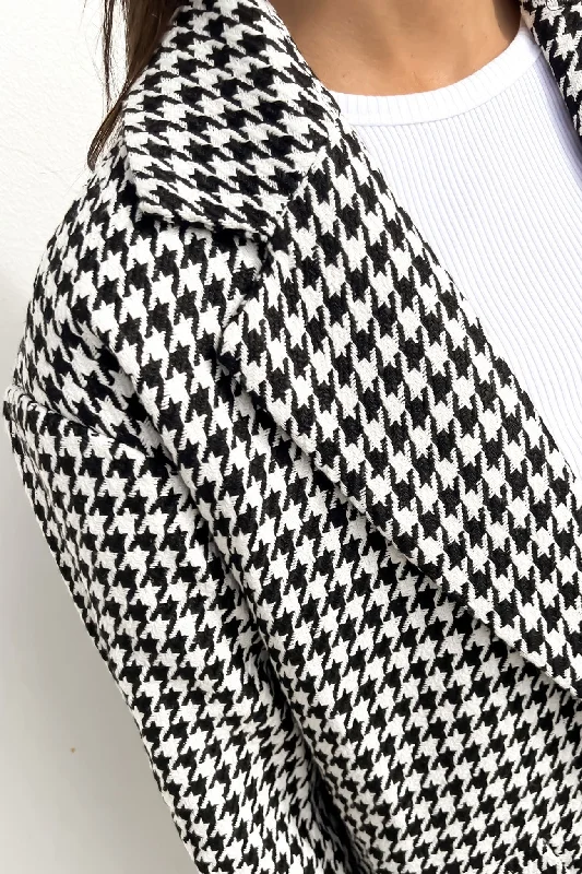 Kelly Coat Houndstooth