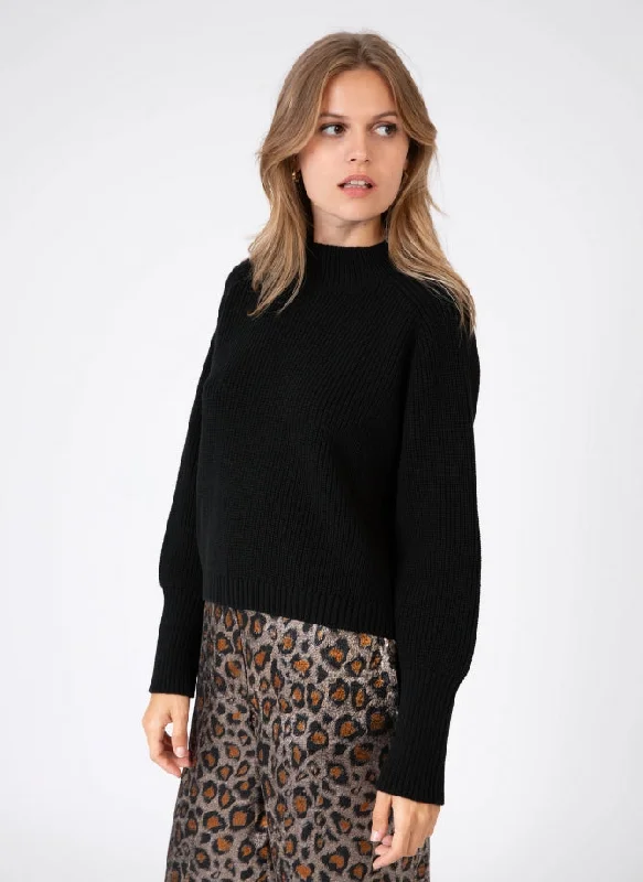 LALANE KNITTED JUMPER BLACK