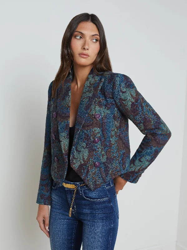 Lila Jacquard Blazer