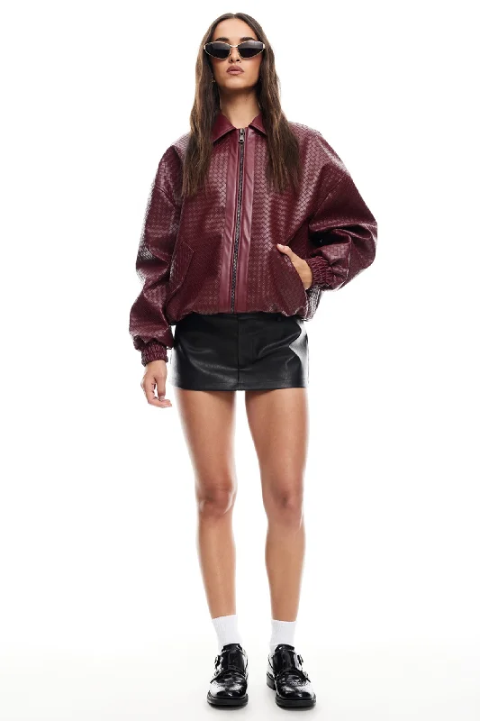 LIONESS Kenny Bomber Burgundy