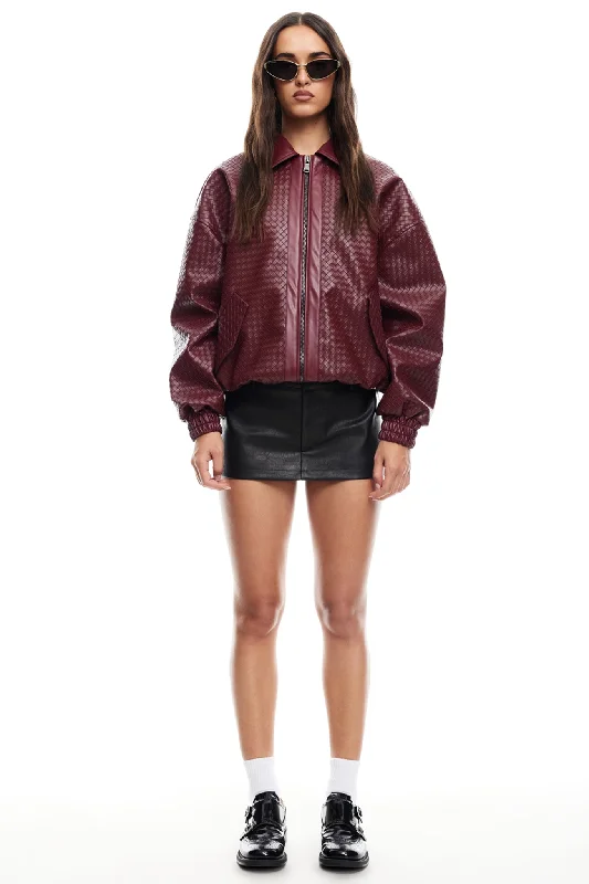 LIONESS Kenny Bomber Burgundy