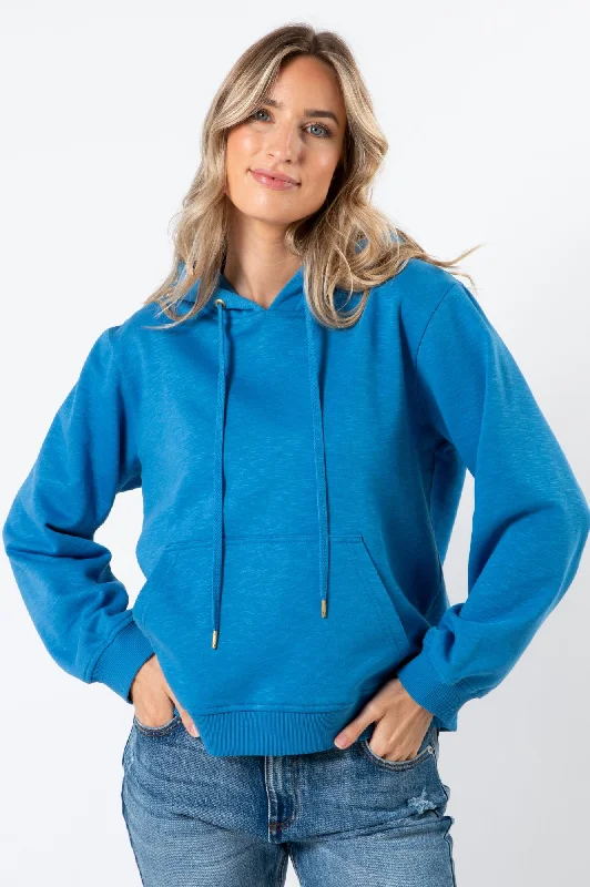 Look On The Bright Side Hoodie - Aqua