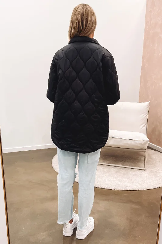 Lori Quilted Jacket Black