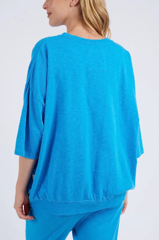 Mazie Sweatshirt - Ibiza Blue