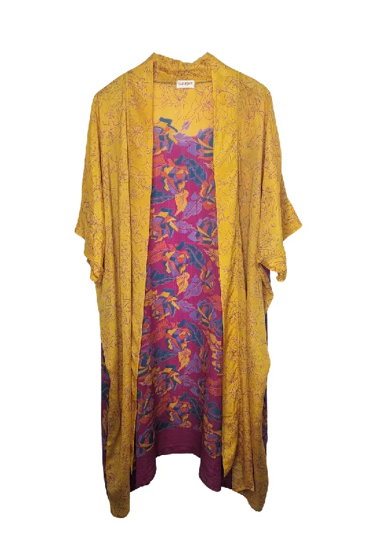 Midi Silk Kimono Jacket By Sarah Jane