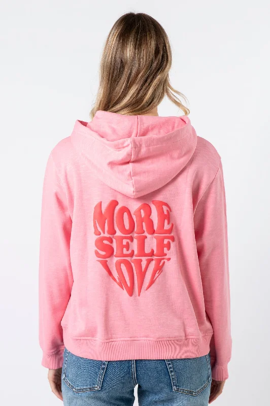 More Self Love Hoodie - Bubblegum