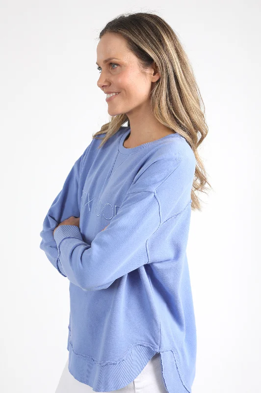 Simplified Sweatshirt - Neon Blue