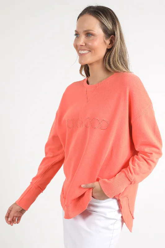 Simplified Sweatshirt - Neon Peach