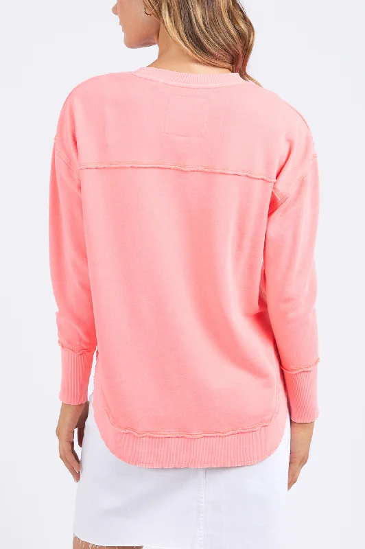 Simplified Sweatshirt - Neon Pink