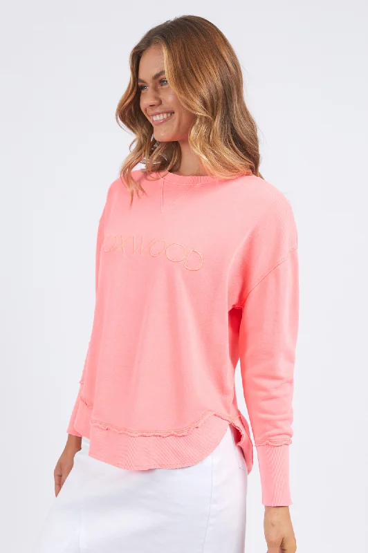 Simplified Sweatshirt - Neon Pink