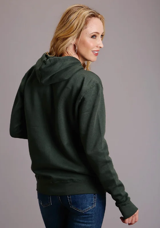 Stetson Womens Hunter Green Cotton Blend Original Hoodie