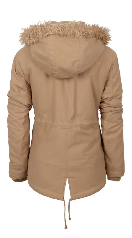 STS Ranchwear Womens Havily Khaki Cotton Blend Cotton Jacket