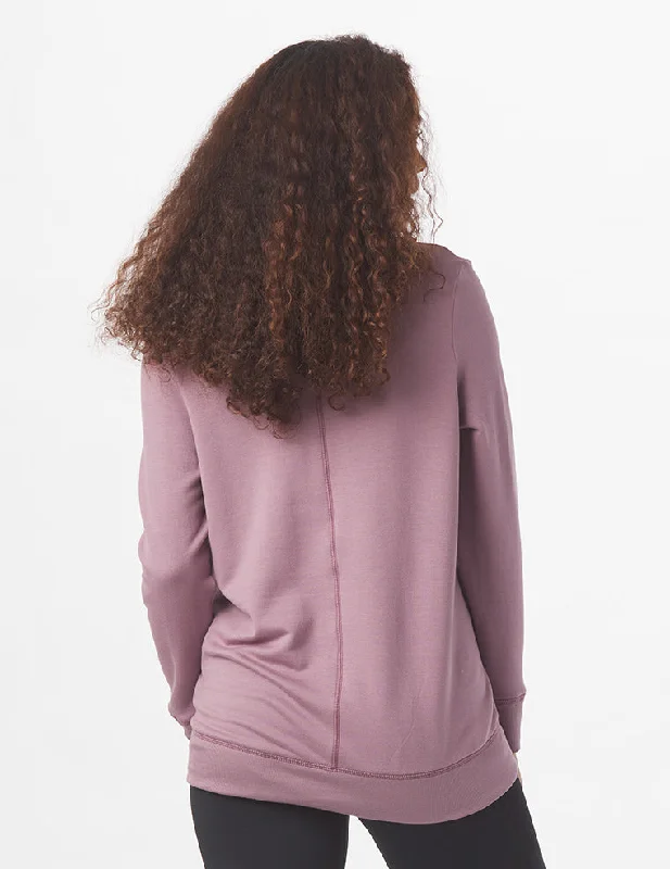 Adore Long Sleeve: Mauve