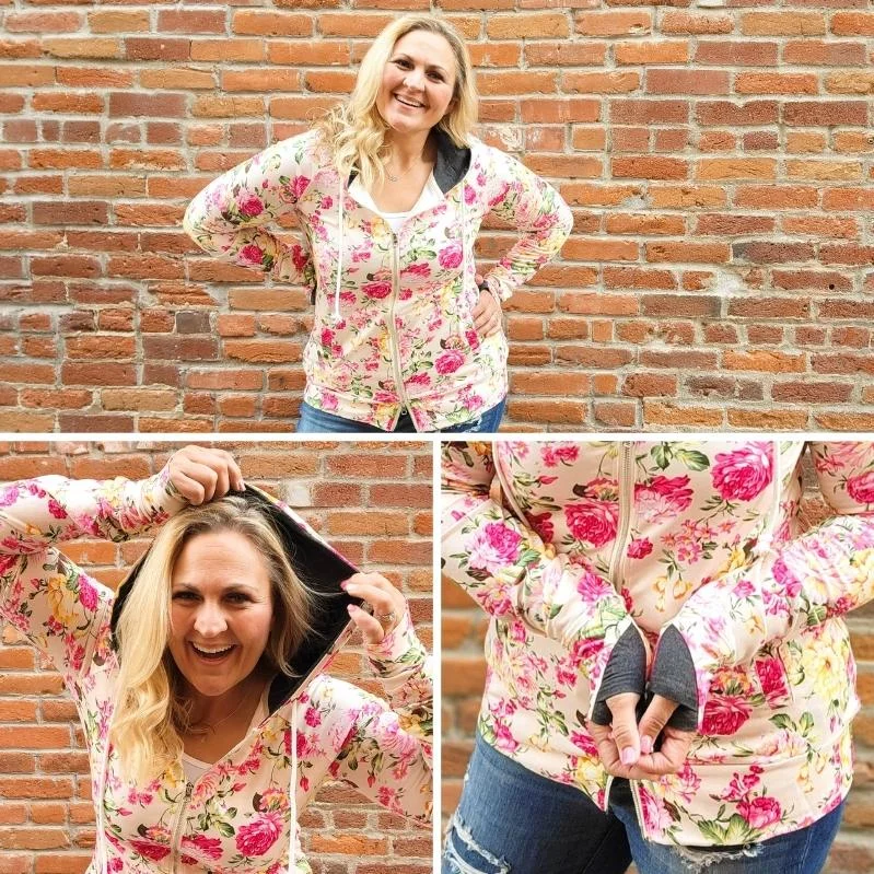 Fabulously Floral Full Zip