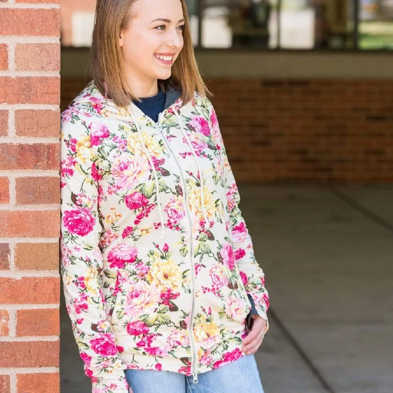 Fabulously Floral Full Zip