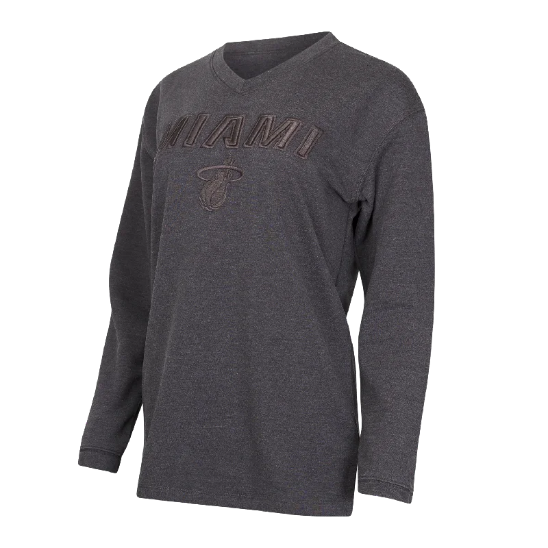 Concepts Sport Miami HEAT Women's Volley Long Sleeve Top