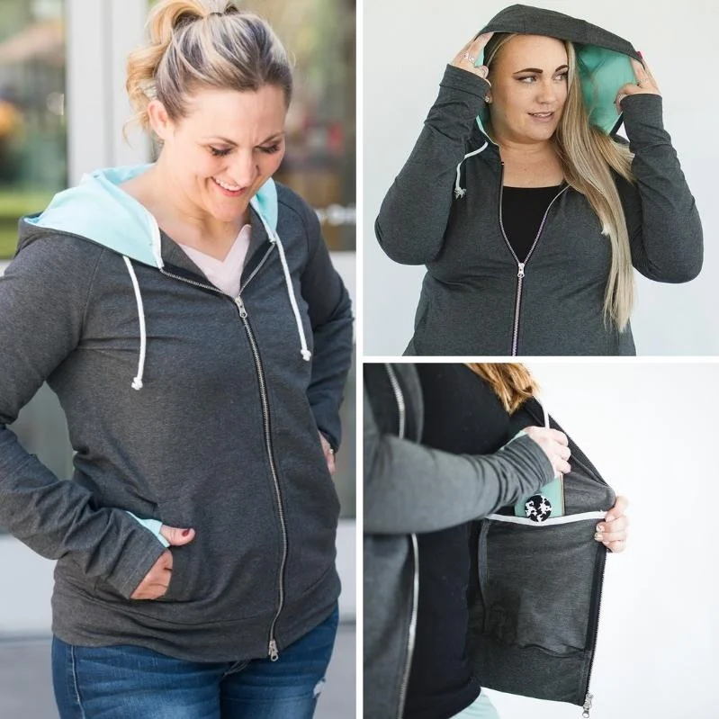 Lindee Grey Full Zip