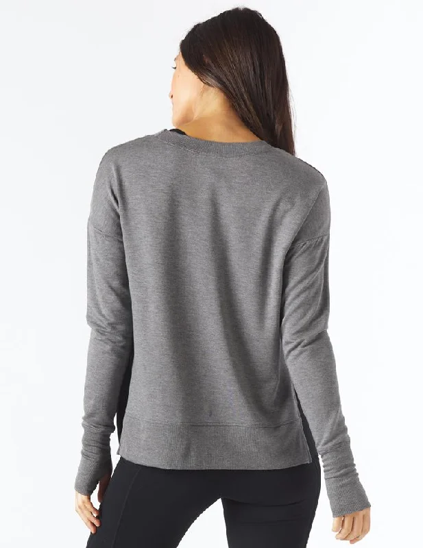 Lounge Long Sleeve: Charcoal Heather