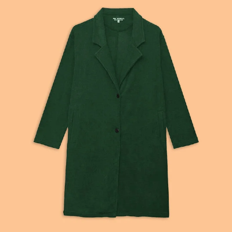 Polo Republica Women's Elegance Terry Long Coat - Premium Seasonal Wear