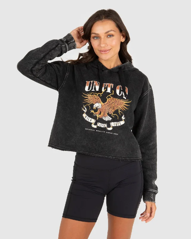 UNIT Ladies Twilight Cropped Pullover Hoodie