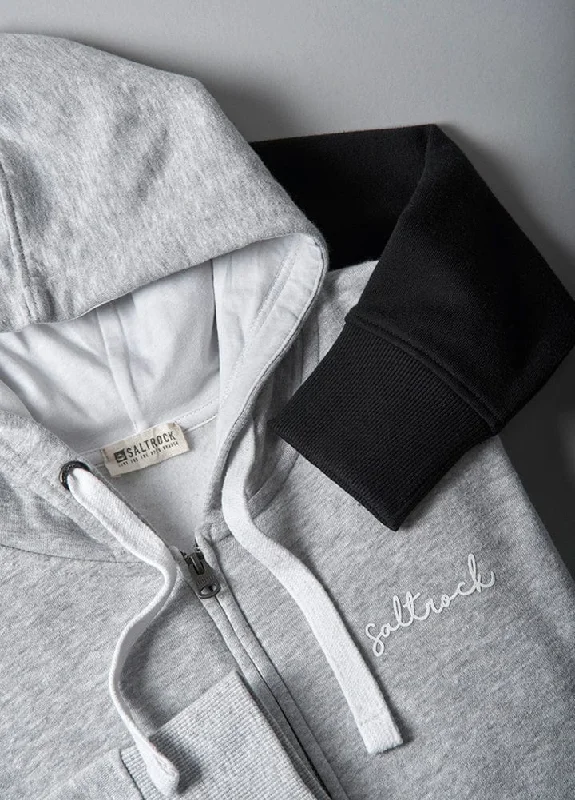 Velator - Womens Zip Hoodie - Grey