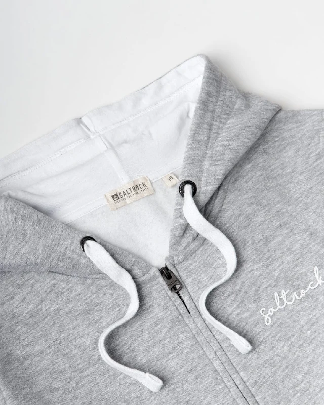 Velator - Womens Zip Hoodie - Grey