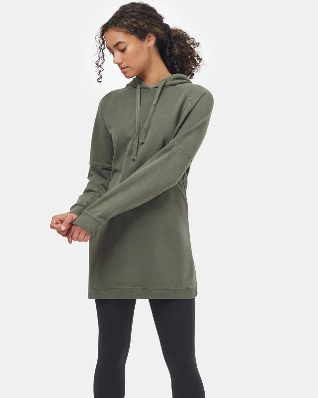 Oversized French Terry Hoodie Dress