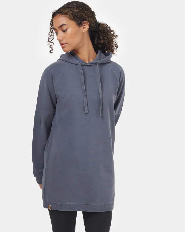 Oversized French Terry Hoodie Dress