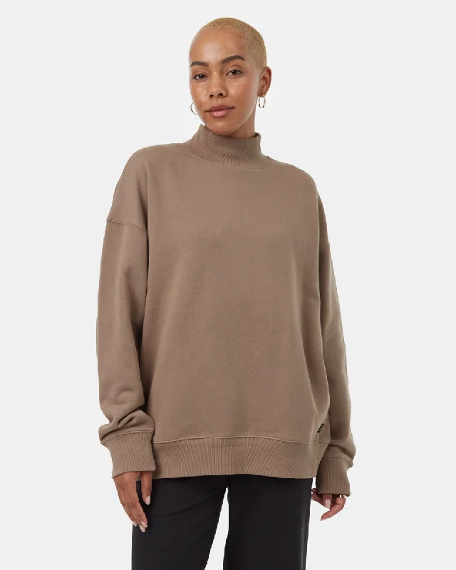 Oversized Mockneck Fleece